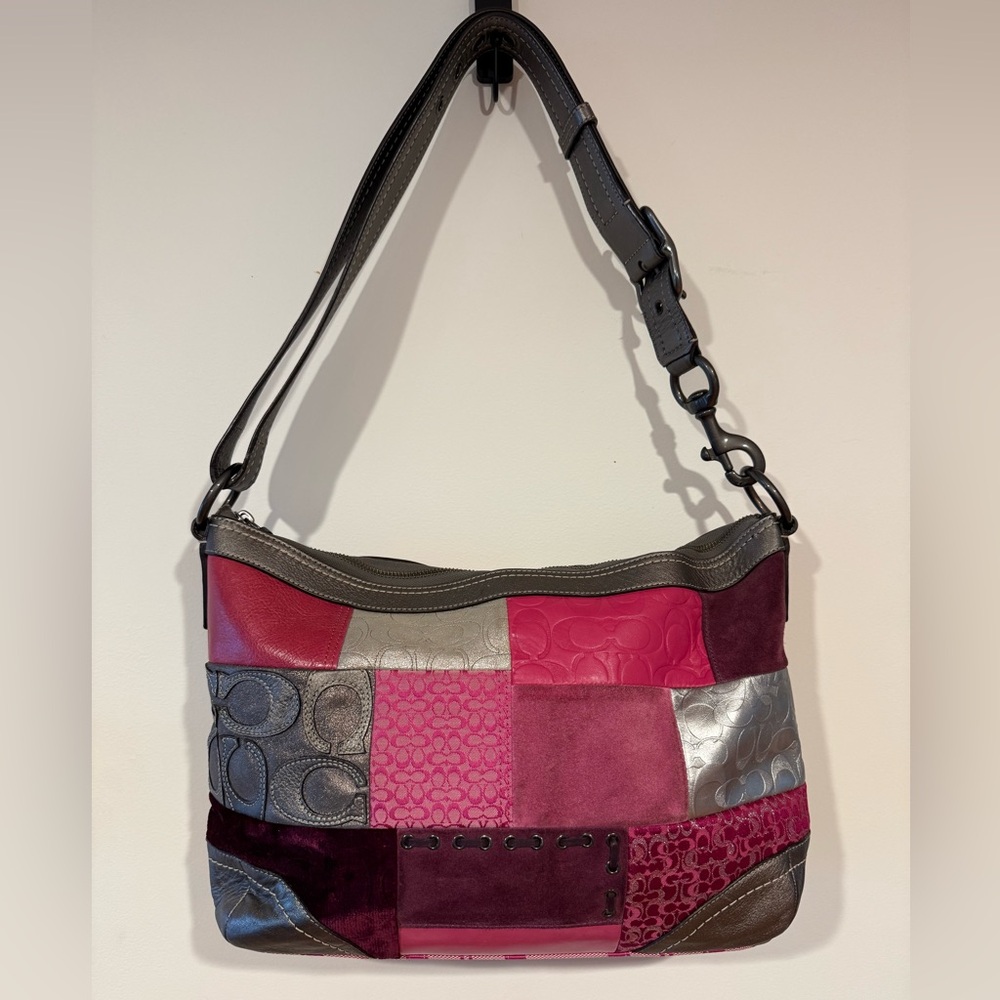 Vintage Y2K Limited Edition Holiday Patchwork Tote